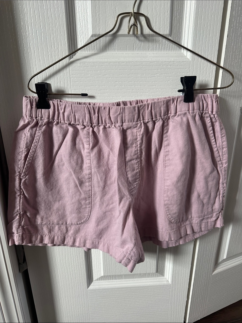 Banana Republic Pale Pink Elastic Waist Athletic Shorts